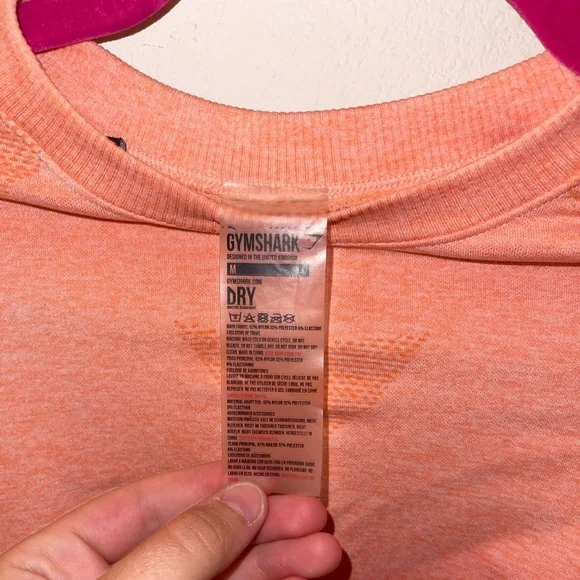 GYMSHARK OMBRÉ CROP TOP & LEGGINGS MATCHING SET - Picture 3 of 5